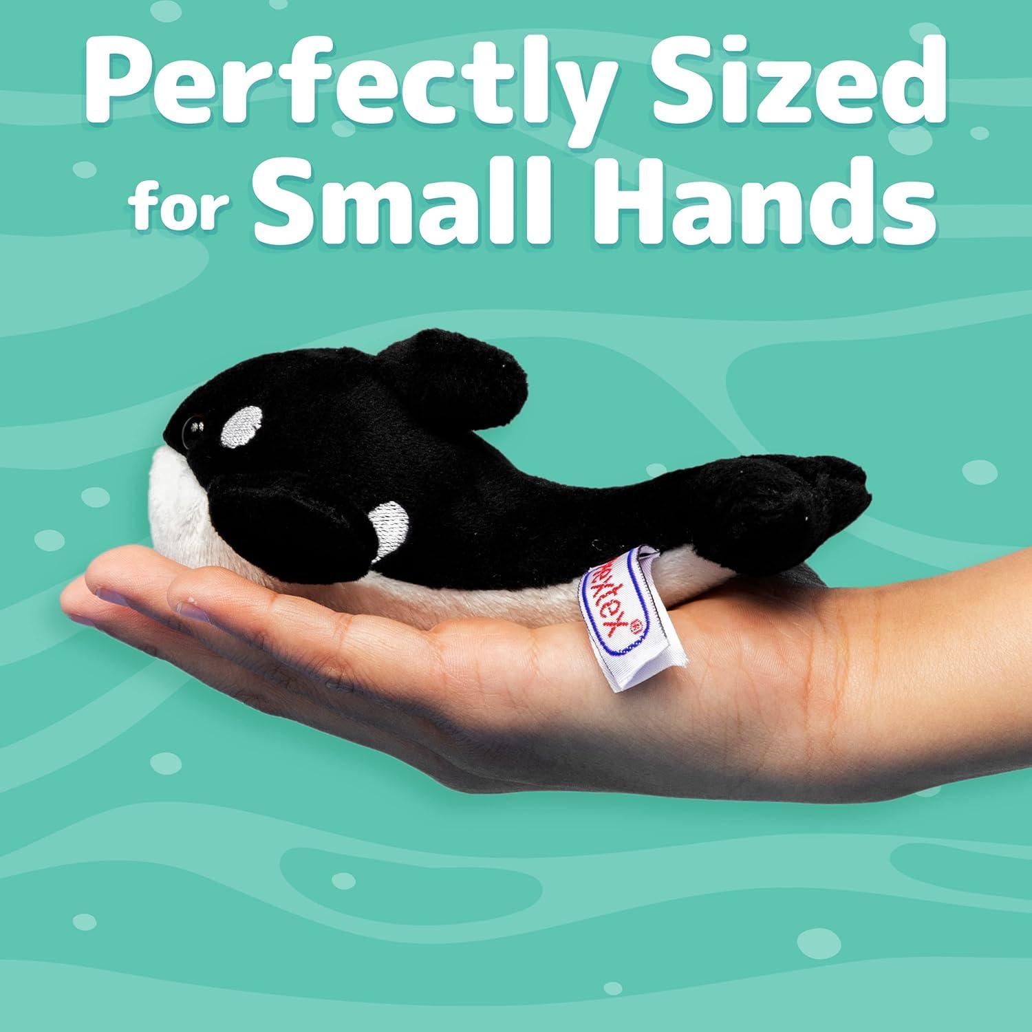 Conjunto de 10 Animales Marinos de Peluche Prextex - 10 a 12.7 cm