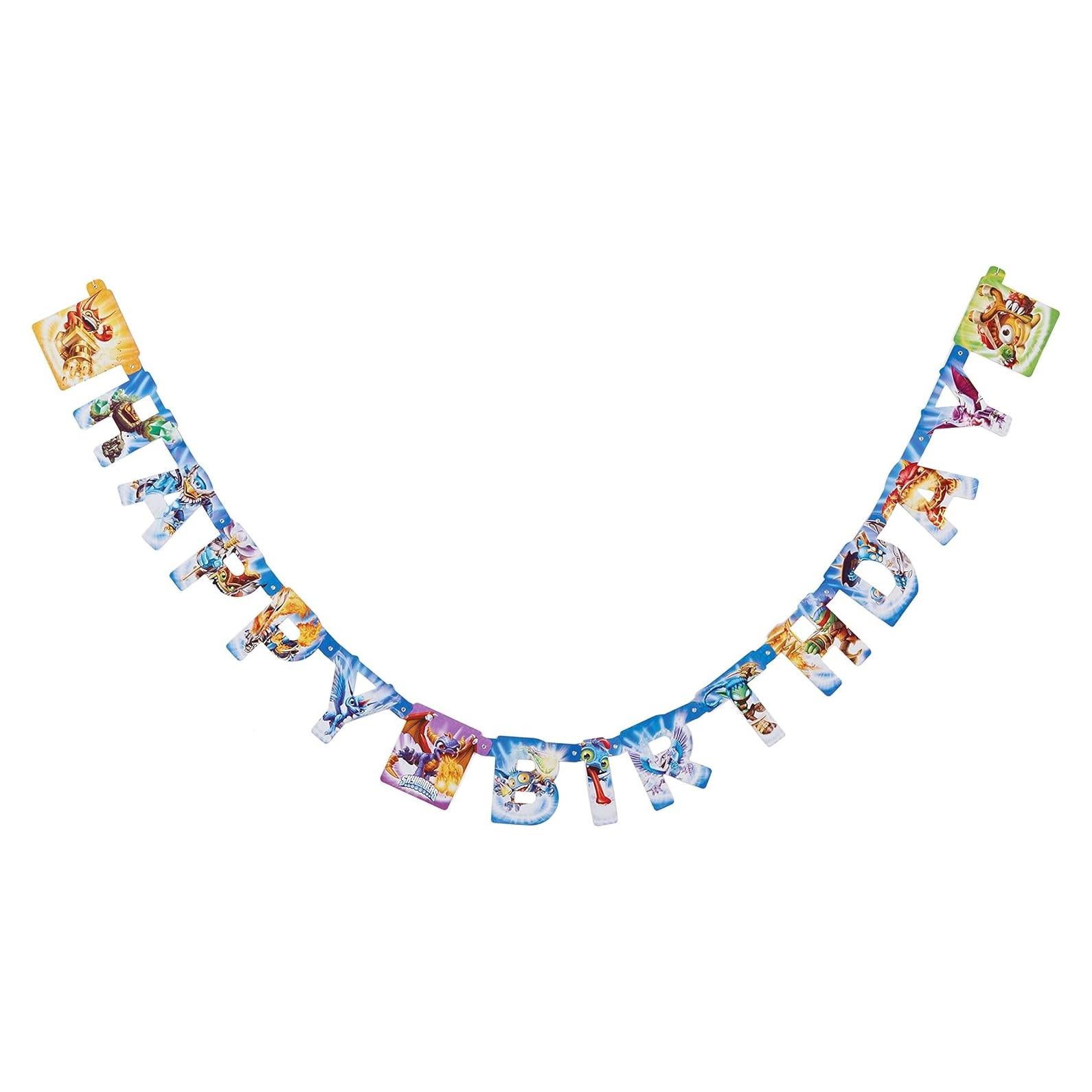 Banner de Cumpleaños Skylanders 2.29m American Greetings