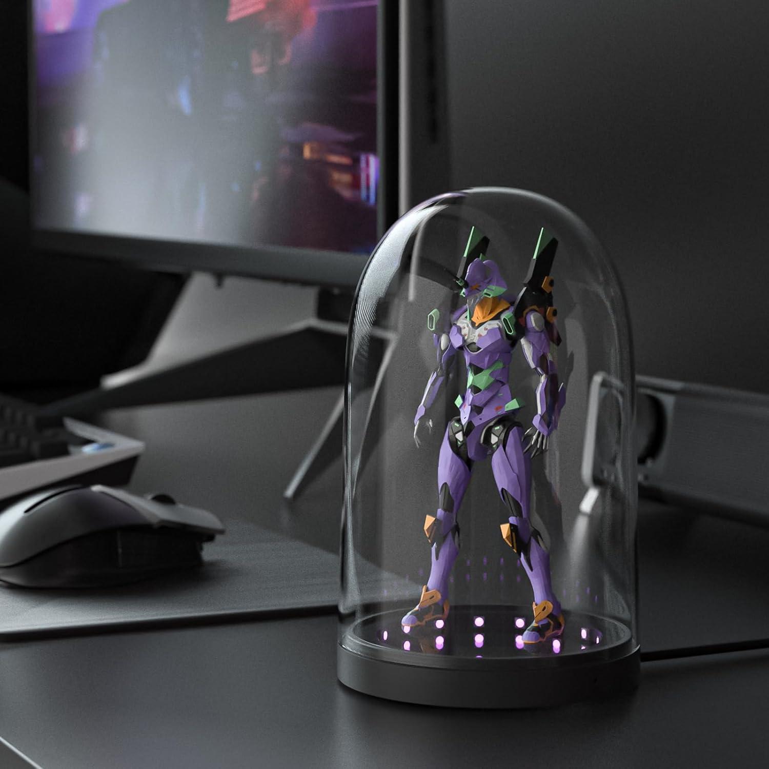 Caja de Exhibición Acrílica ECHZOVE con Luces LED 20.3cm