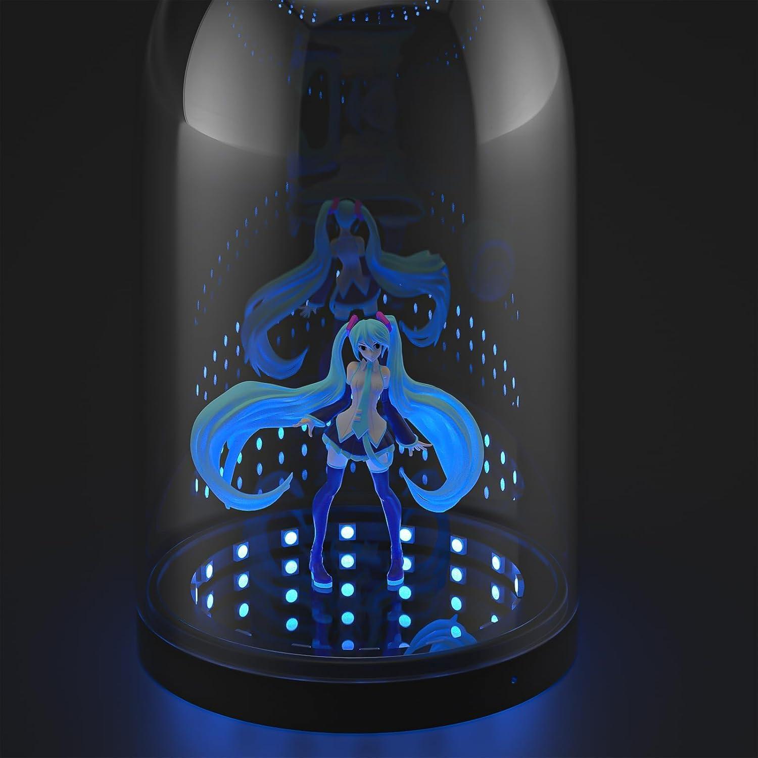 Caja de Exhibición Acrílica ECHZOVE con Luces LED 20.3cm