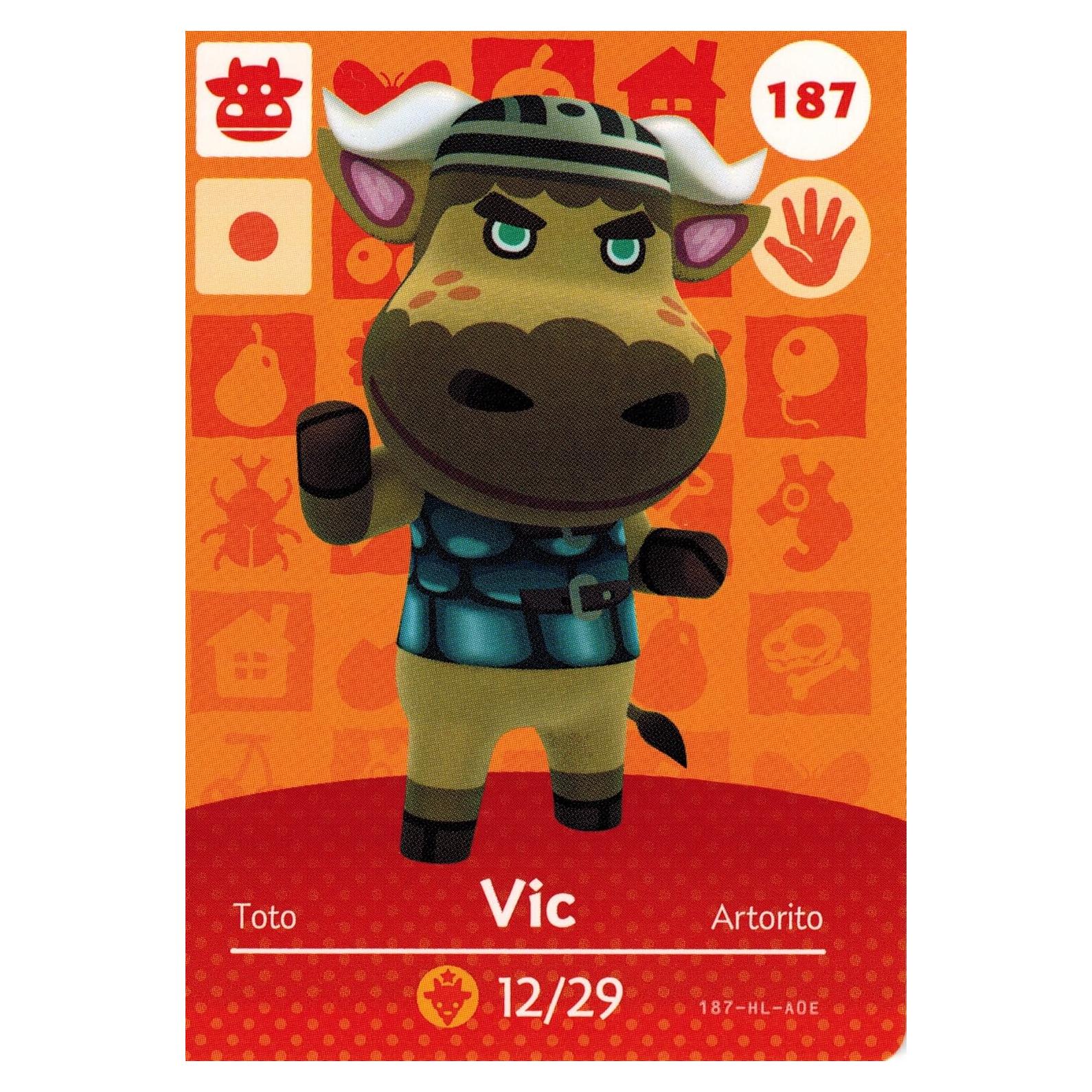 Tarjeta Amiibo Nintendo Animal Crossing Happy Home Designer 187/200