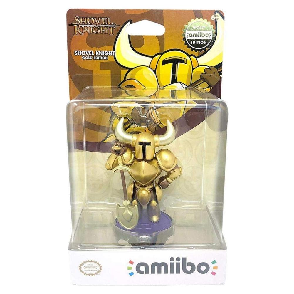 Amiibo Caballero Pala Dorado Nintendo CE 14x10x23cm