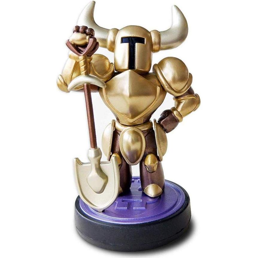 Amiibo Caballero Pala Dorado Nintendo CE 14x10x23cm
