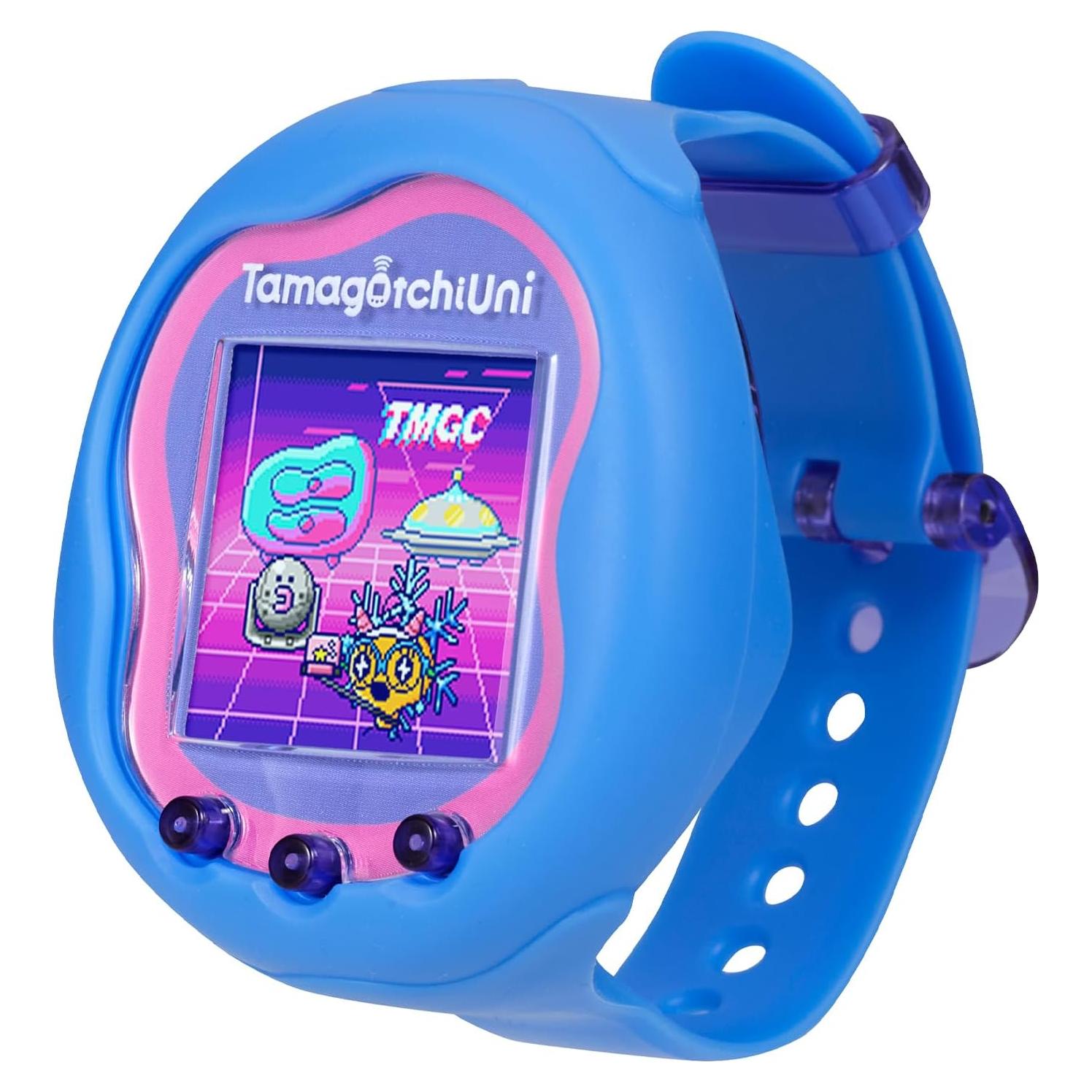 Tamagotchi Uni Azul BANDAI - Juguete Interactivo Wi-Fi