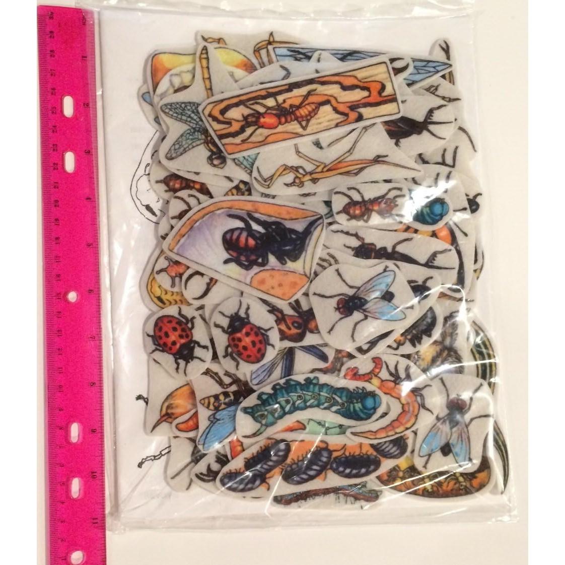 78 Figuras de Fieltro Insectos Story Time Felts 3.81 cm