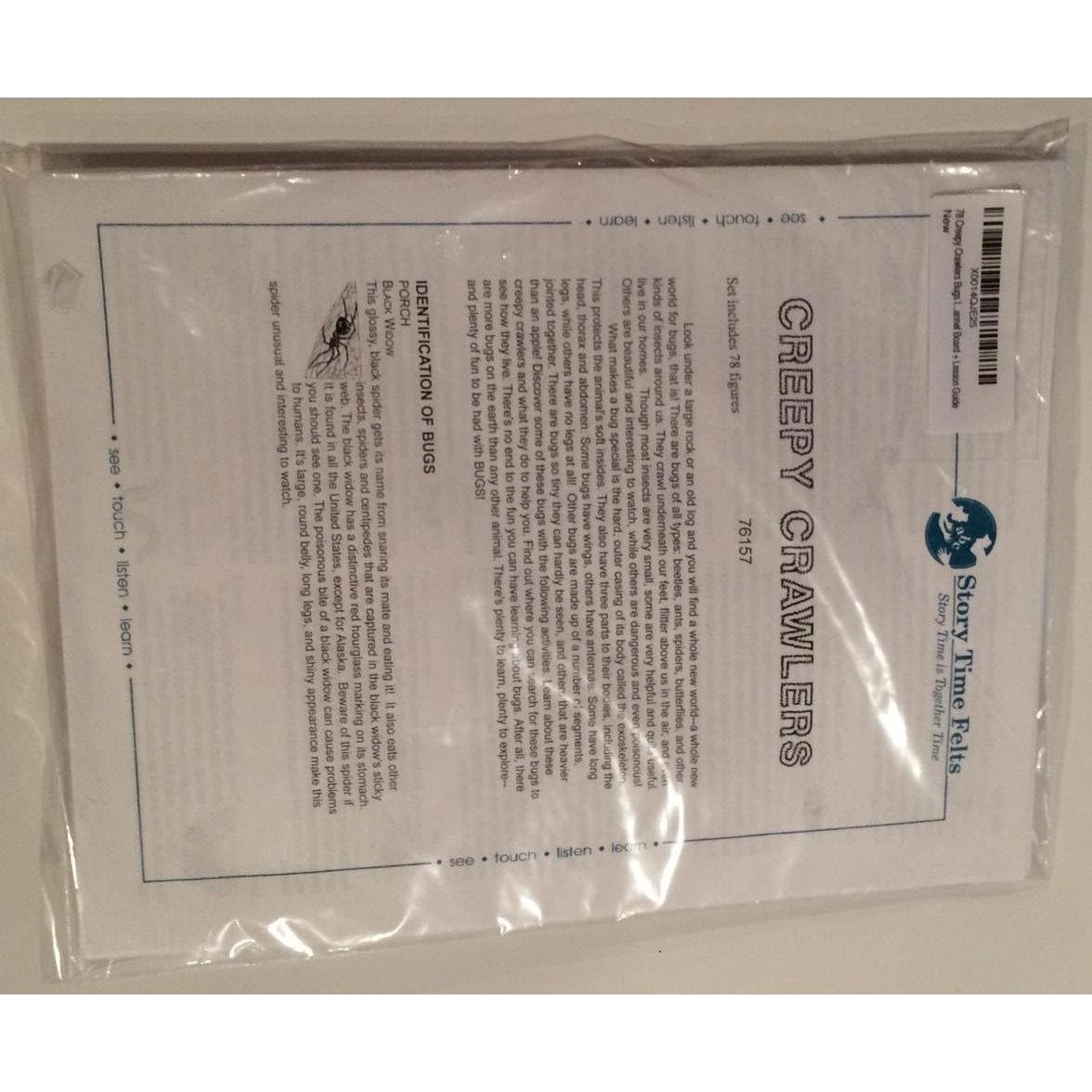 78 Figuras de Fieltro Insectos Story Time Felts 3.81 cm