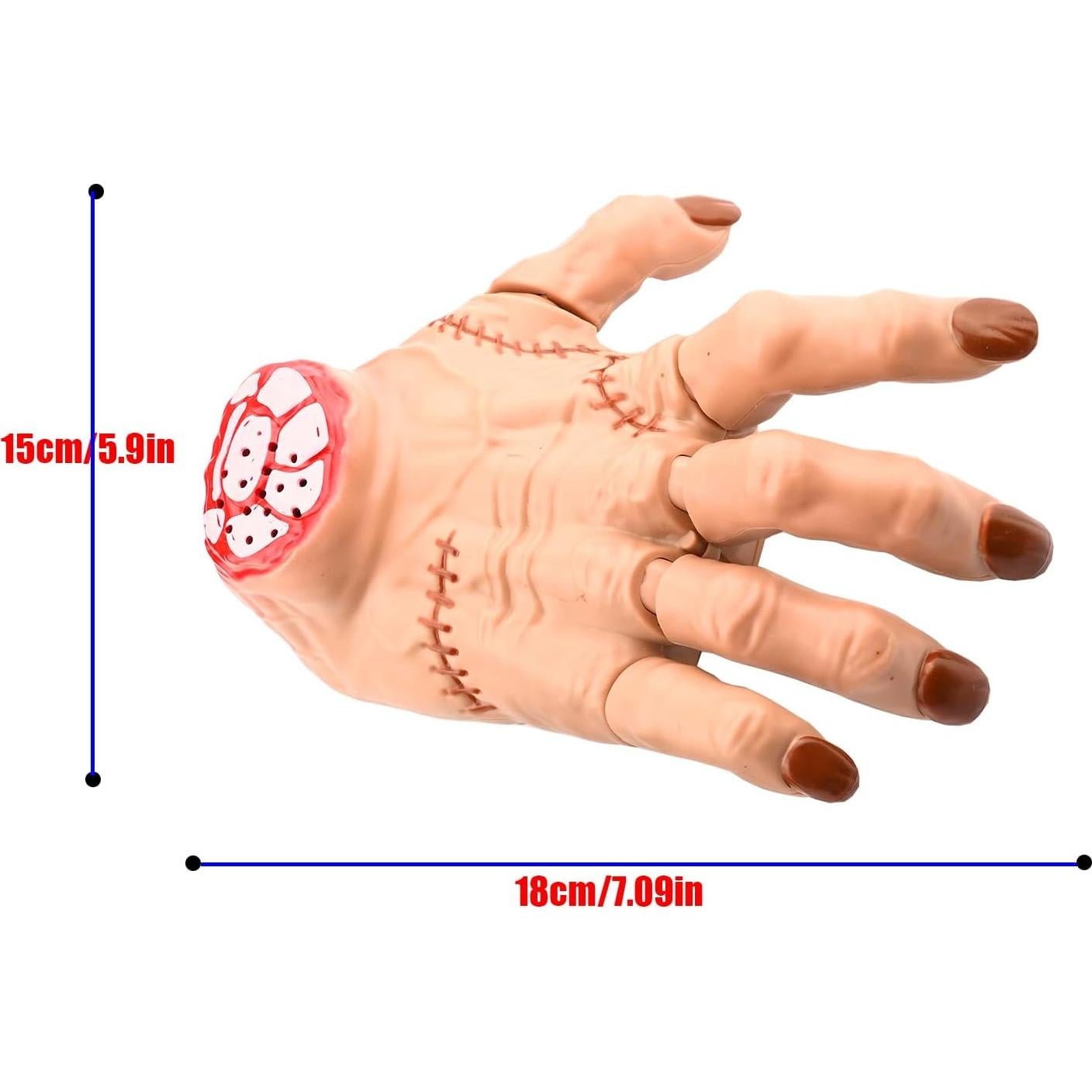 Mano Arrastrándose Halloween QNGCOLRCY Control Remoto 18cm