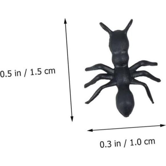 100 Hormigas Plásticas Falsas BESPORTBLE para Halloween