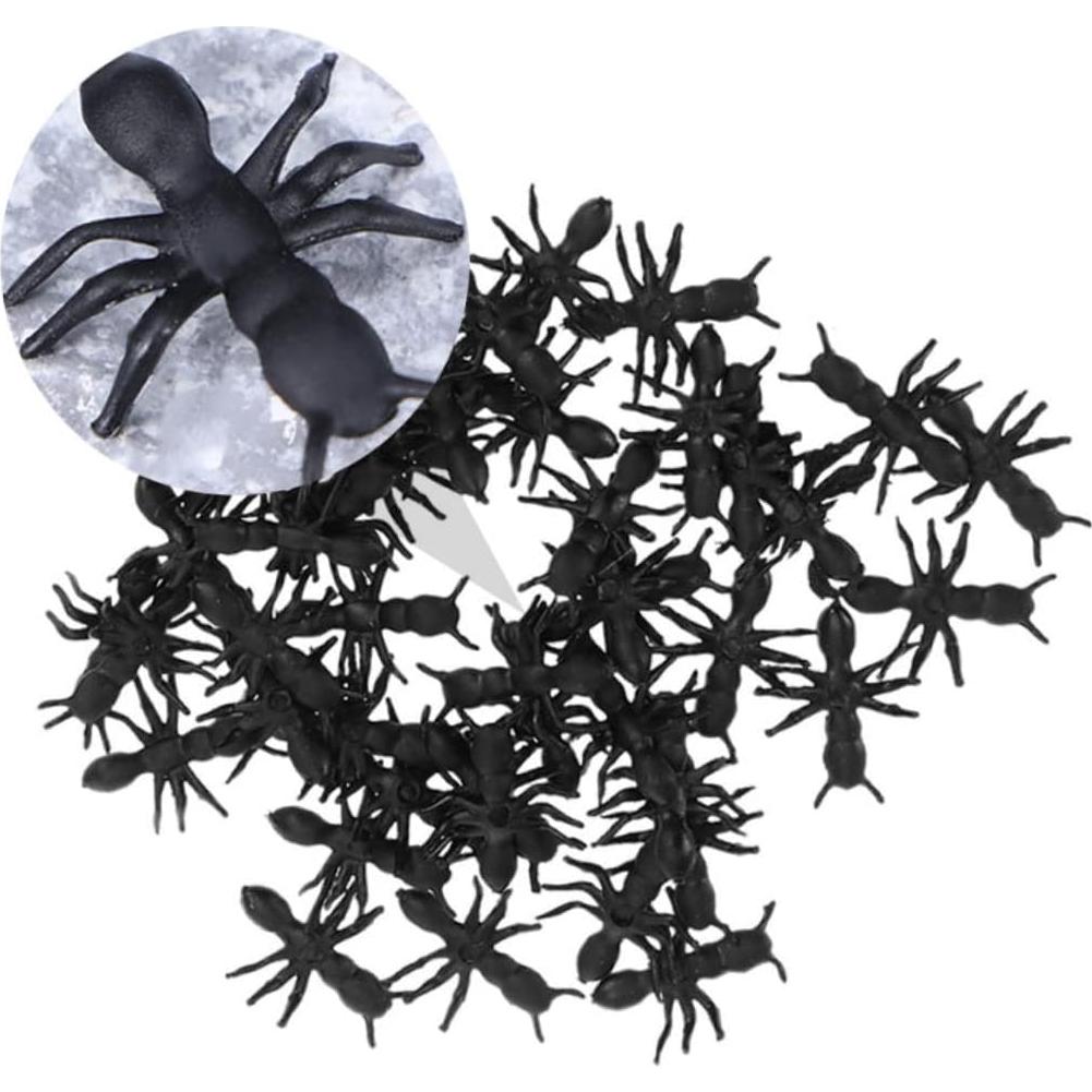 100 Hormigas Plásticas Falsas BESPORTBLE para Halloween