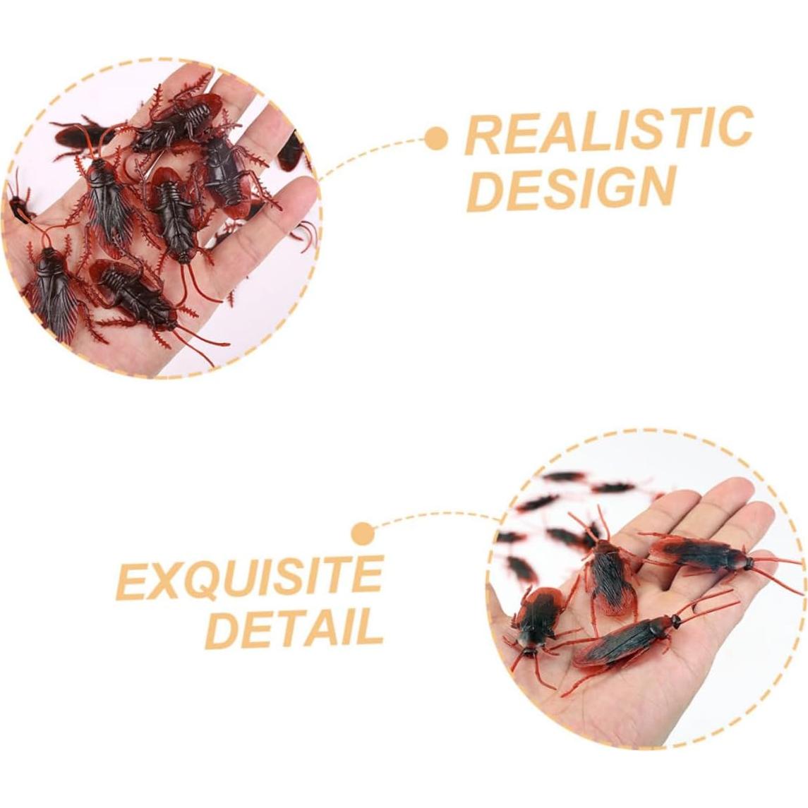 200 Insectos Falsos Realistas JOINPAYA para Bromas y Fiestas