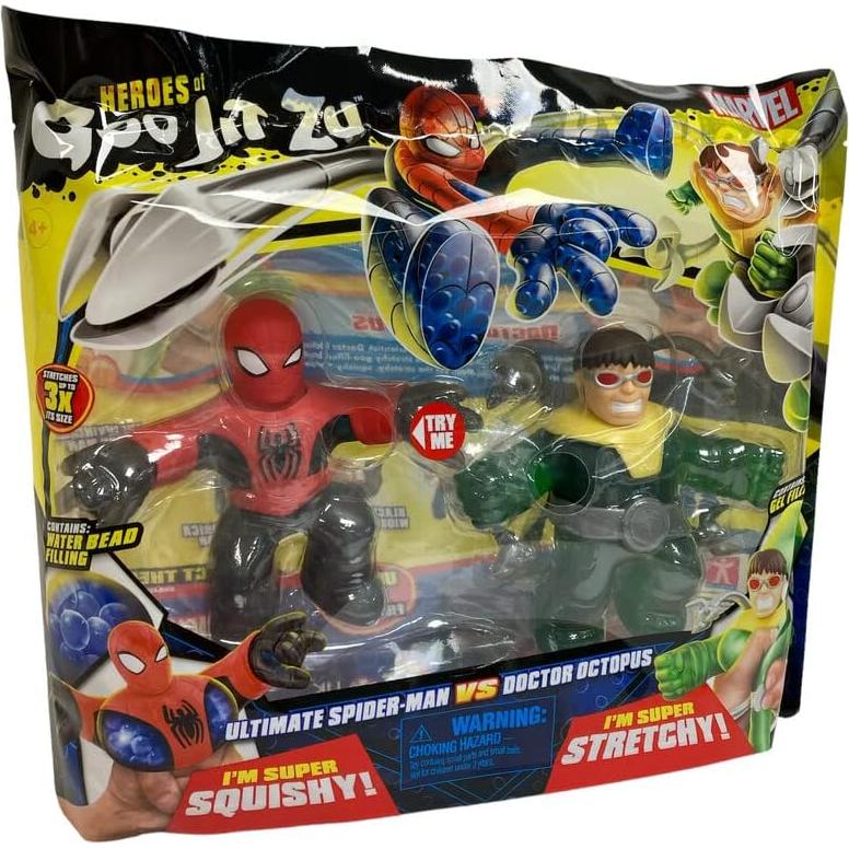 Figuras de Acción Goo Jit Zu Marvel - Spiderman vs Dr Octopus
