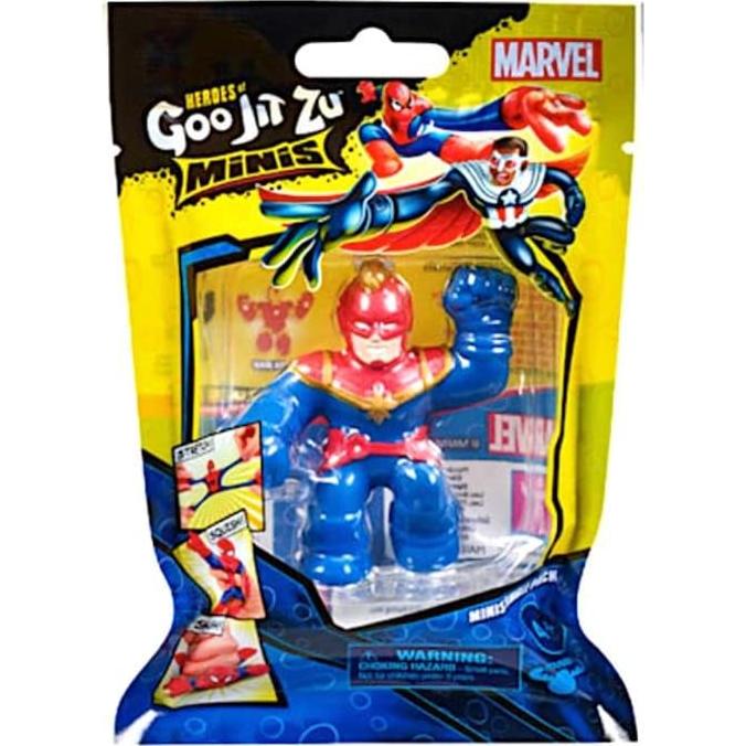 Figuras de Acción Estirables Goo Jit Zu Marvel - Paquete de 3