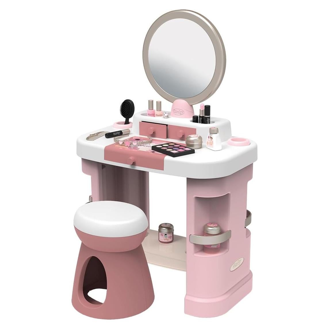 Mesa de Maquillaje Smoby con Espejo y 15 Accesorios - 3.55 kg