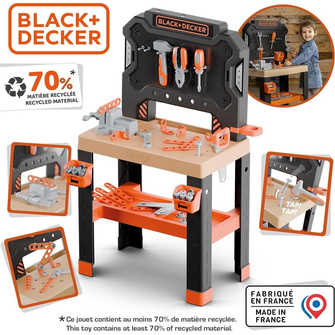 Banco de Trabajo Black+Decker Smoby 36x57.5x88 cm