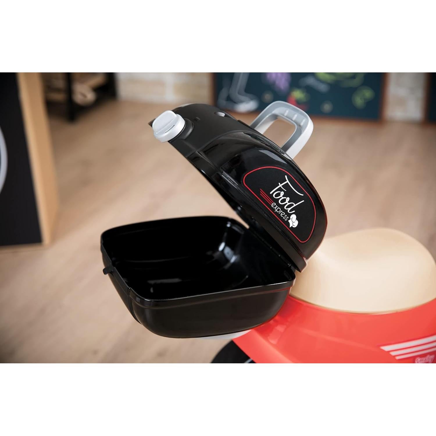 Scooter Rider Smoby 721007 Rojo con Maletero y Ruedas Silenciosas