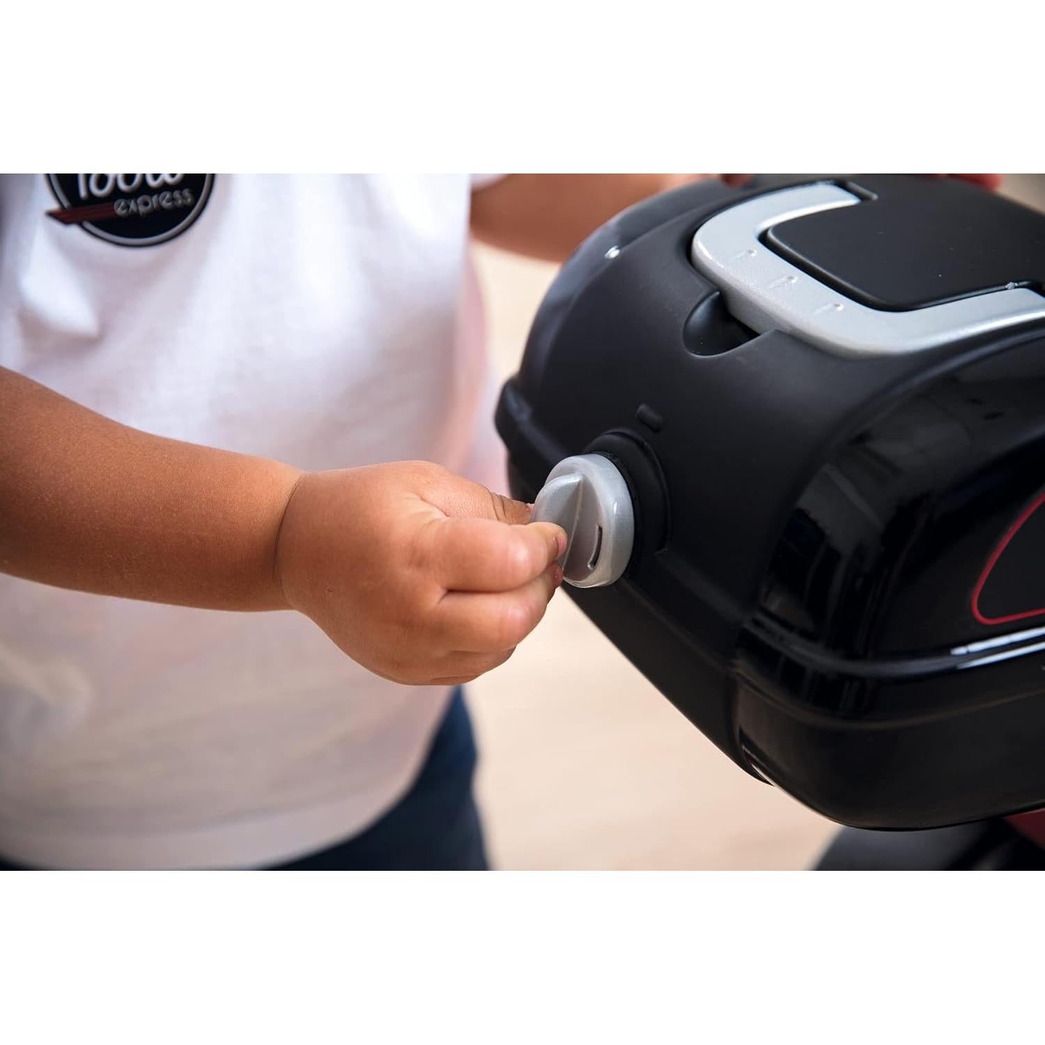 Scooter Rider Smoby 721007 Rojo con Maletero y Ruedas Silenciosas