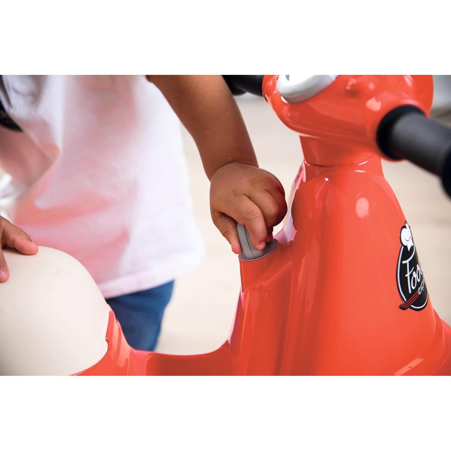 Scooter Rider Smoby 721007 Rojo con Maletero y Ruedas Silenciosas