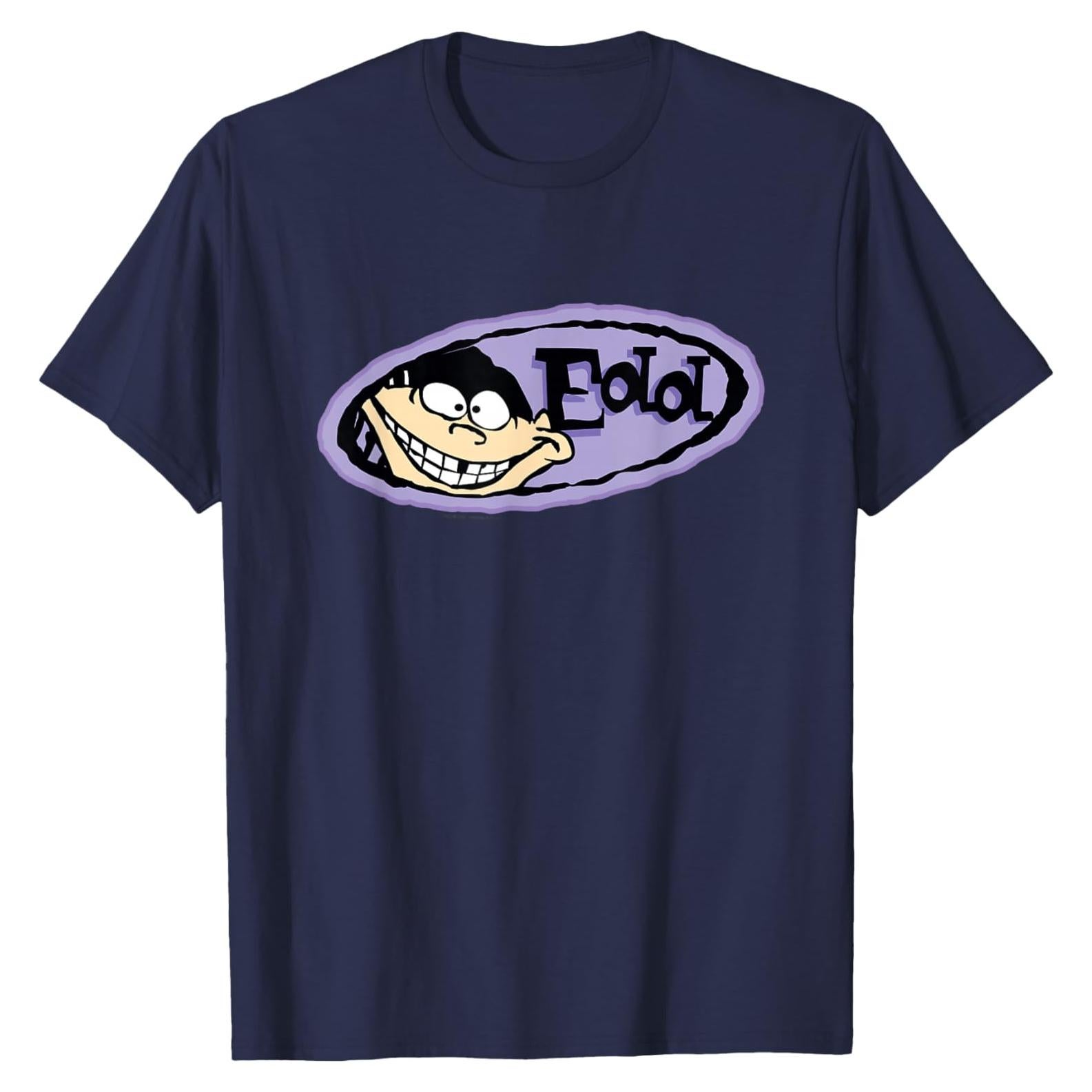 Camiseta de Hombre Edd Oval Cartoon Network 100% Algodón