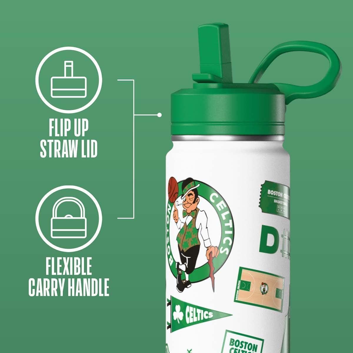 Botella Deportiva Hydrapeak NBA Boston Celtics 20 oz Acero Inoxidable