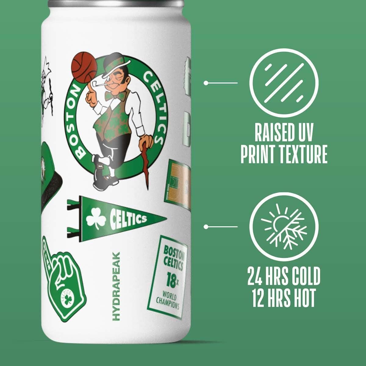 Botella Deportiva Hydrapeak NBA Boston Celtics 20 oz Acero Inoxidable