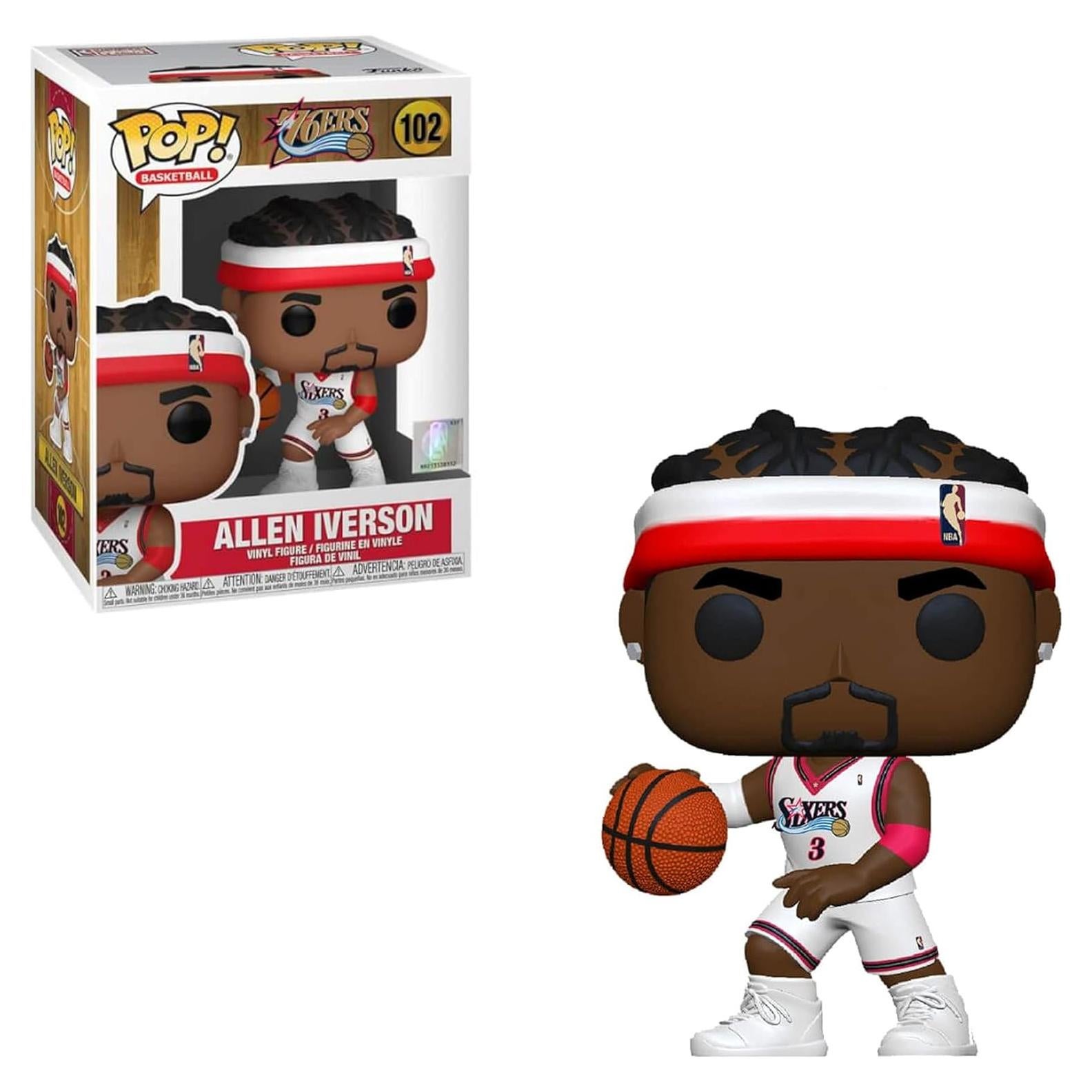 Funko POP NBA Leyendas Allen Iverson Sixers 9.5 cm
