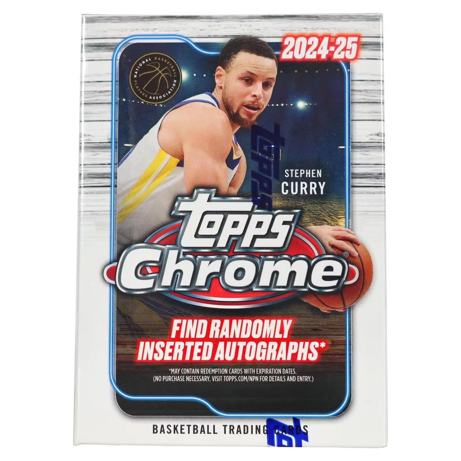 Caja de Cartas de Baloncesto Topps Chrome 2025 - 8 Paquetes
