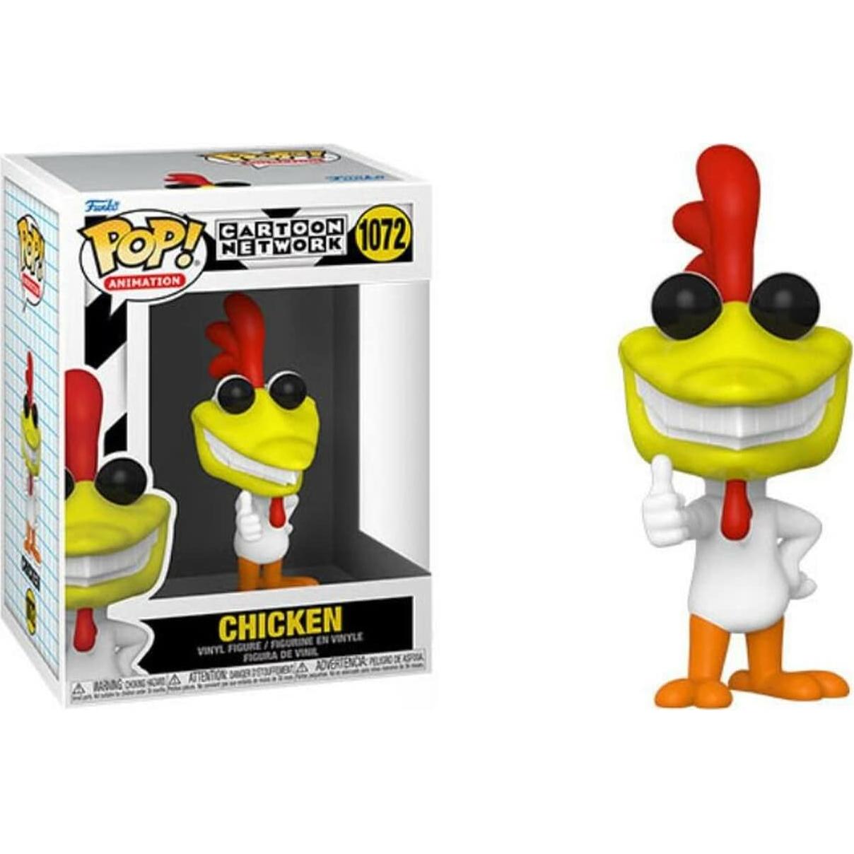 Figura Pop! de Vinilo Cow & Chicken - Chicken Funko 9.53 cm