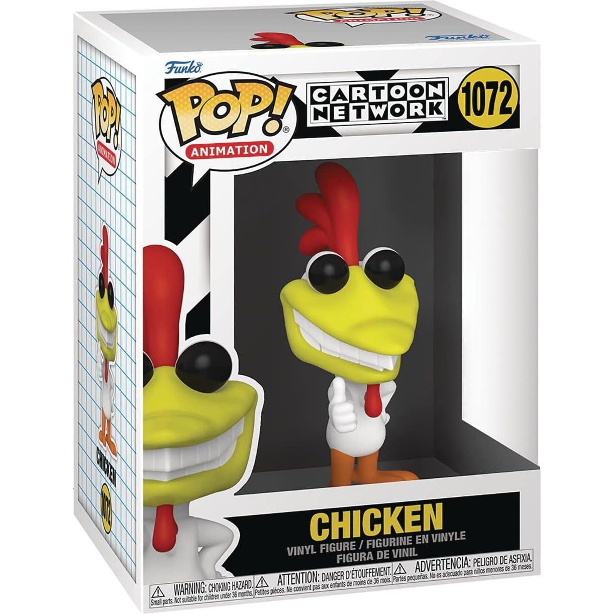Figura Pop! de Vinilo Cow & Chicken - Chicken Funko 9.53 cm