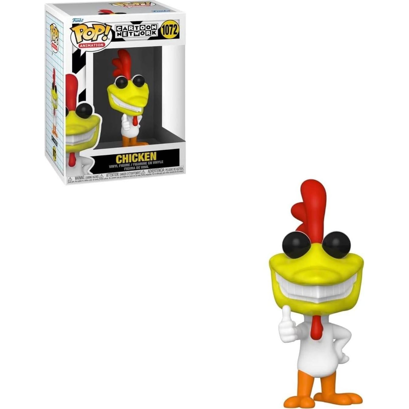 Figura Pop! de Vinilo Cow & Chicken - Chicken Funko 9.53 cm