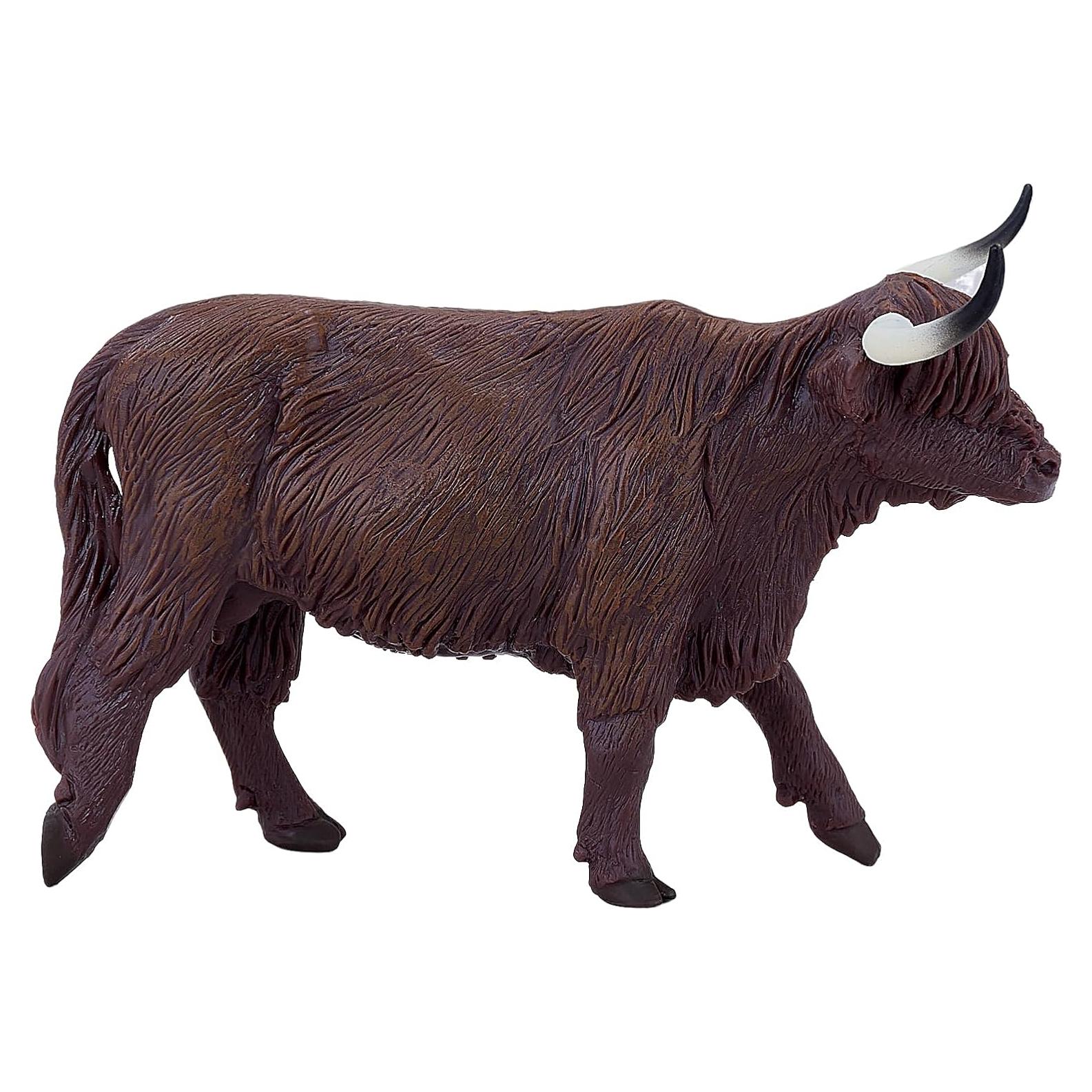 Figura de Vaca de las Tierras Altas MOJO Pintada a Mano 14.2 cm