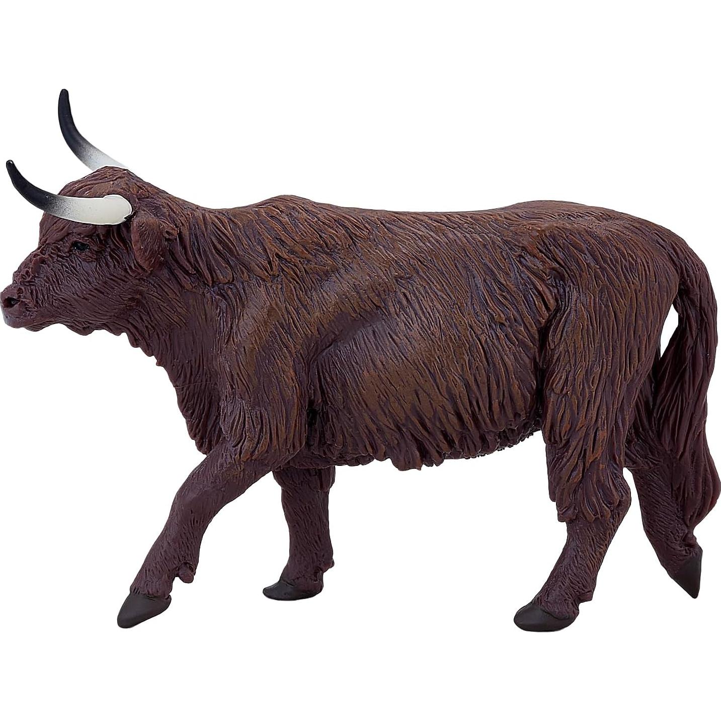 Figura de Vaca de las Tierras Altas MOJO Pintada a Mano 14.2 cm