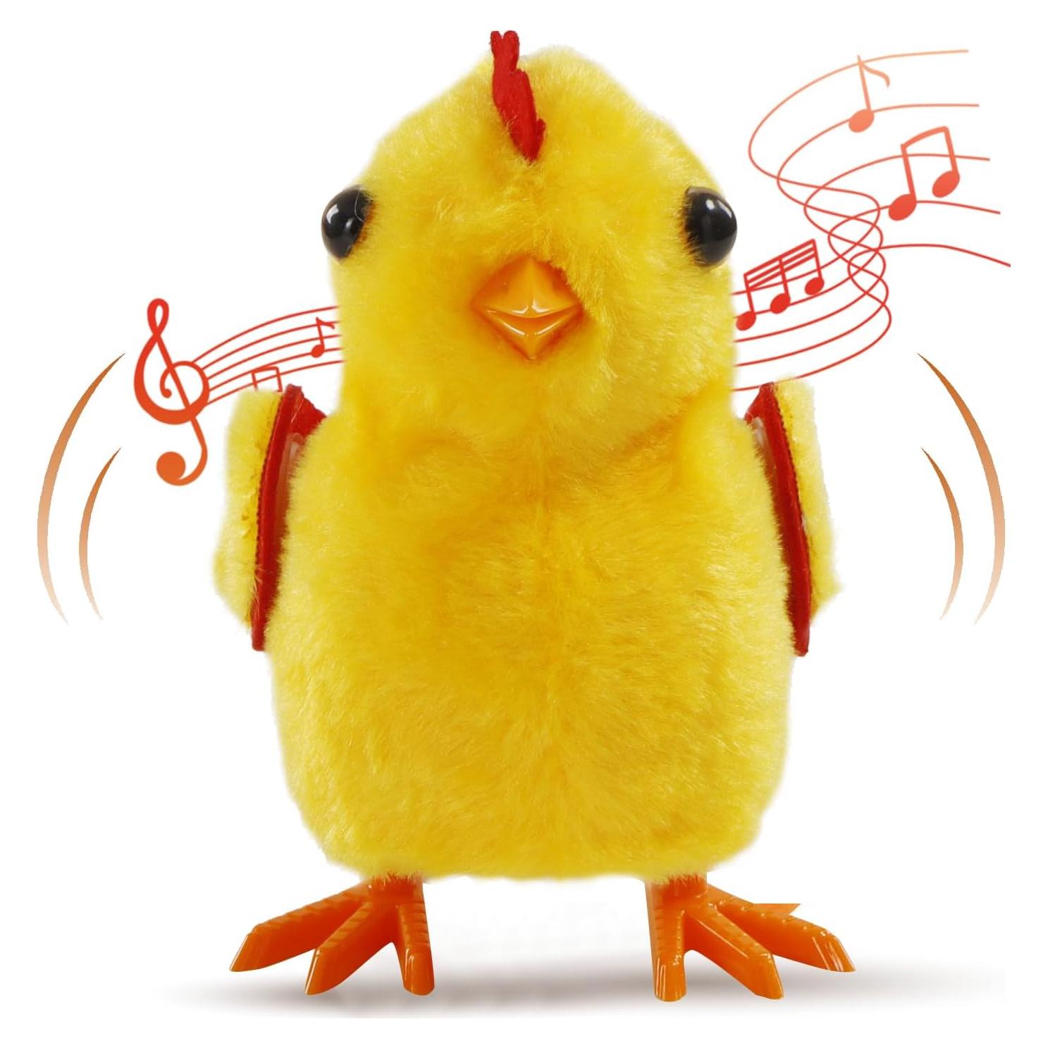 Juguete de Pollo Caminante OARRIDOM - Peluche Gorjeante 17x15 cm