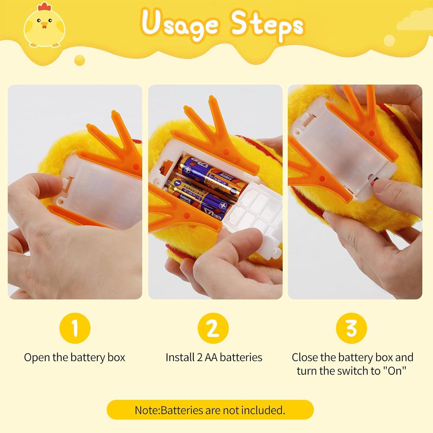 Juguete de Pollo Caminante OARRIDOM - Peluche Gorjeante 17x15 cm