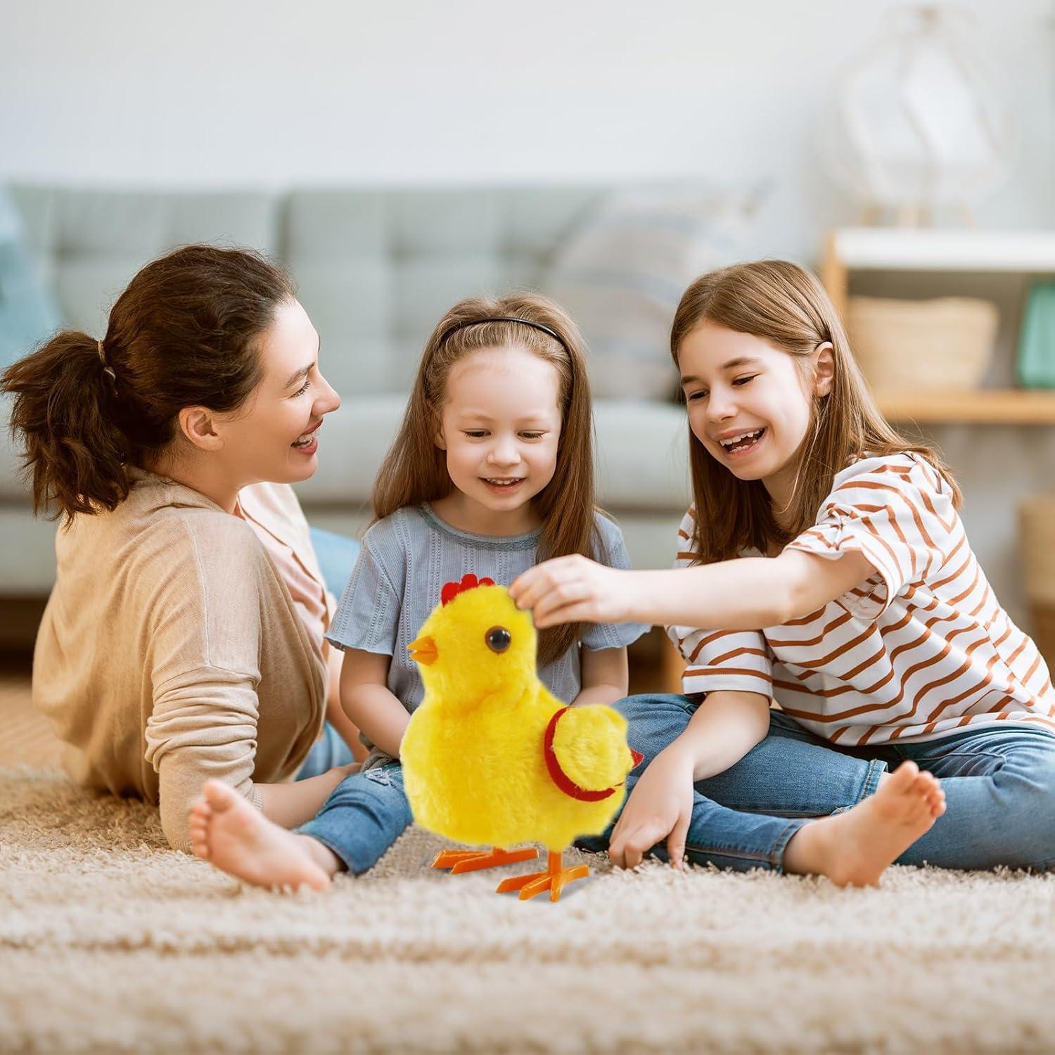 Juguete de Pollo Caminante OARRIDOM - Peluche Gorjeante 17x15 cm