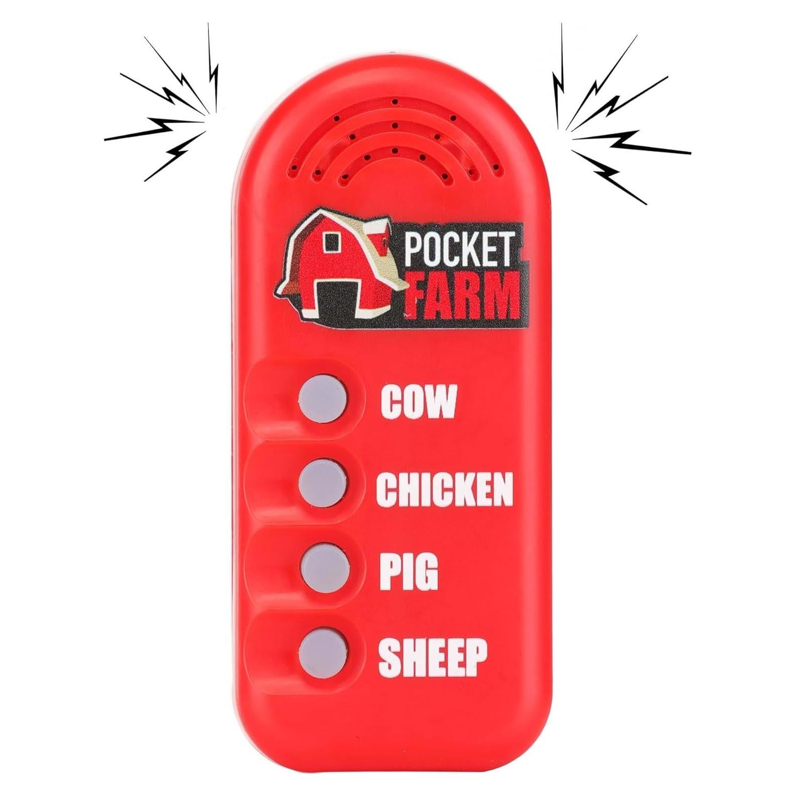 Caja de Sonidos Animales de Granja - Vaca, Cerdo, Pollo, Oveja