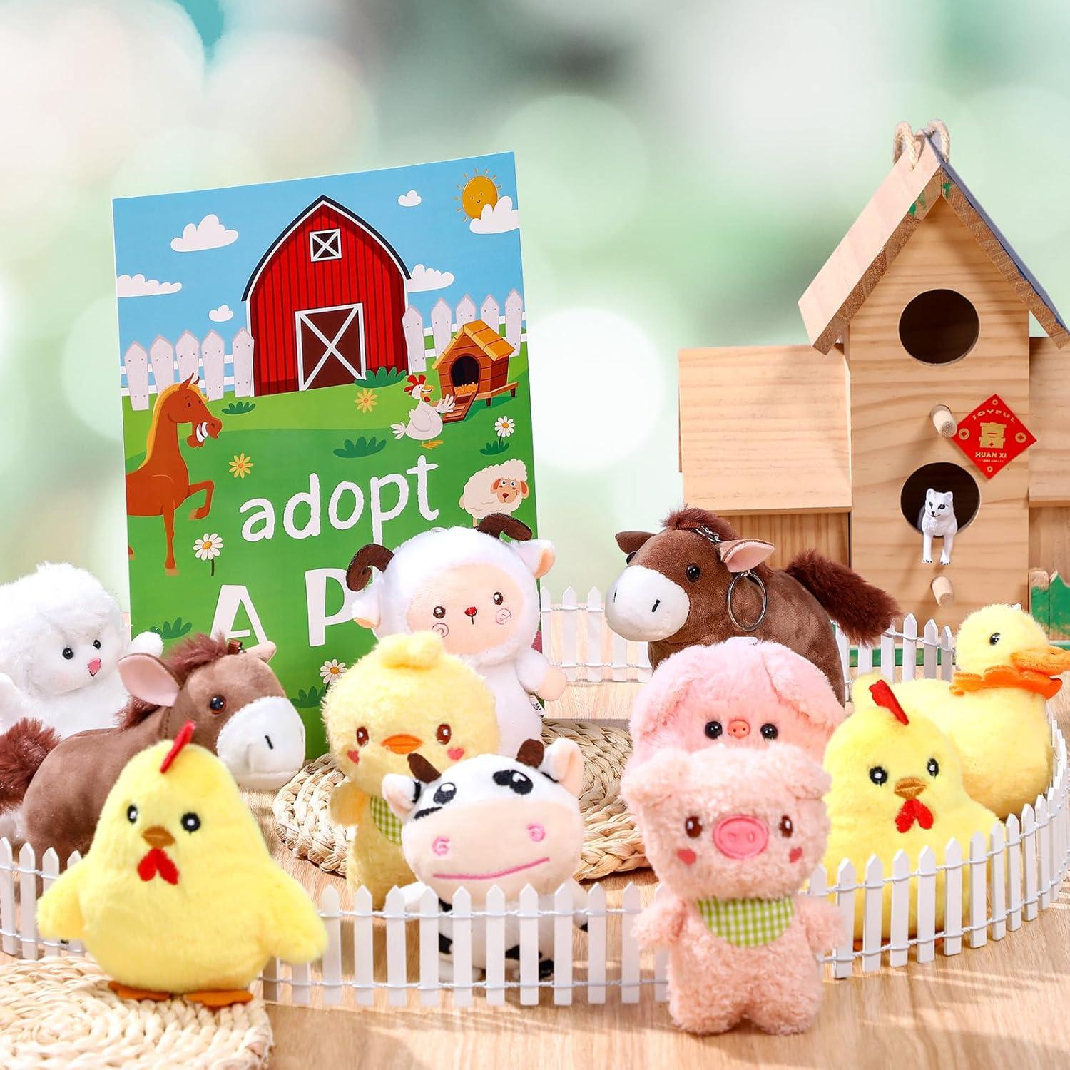 Conjunto de Fiesta de Adopción de Mascotas de Granja Blueweenly