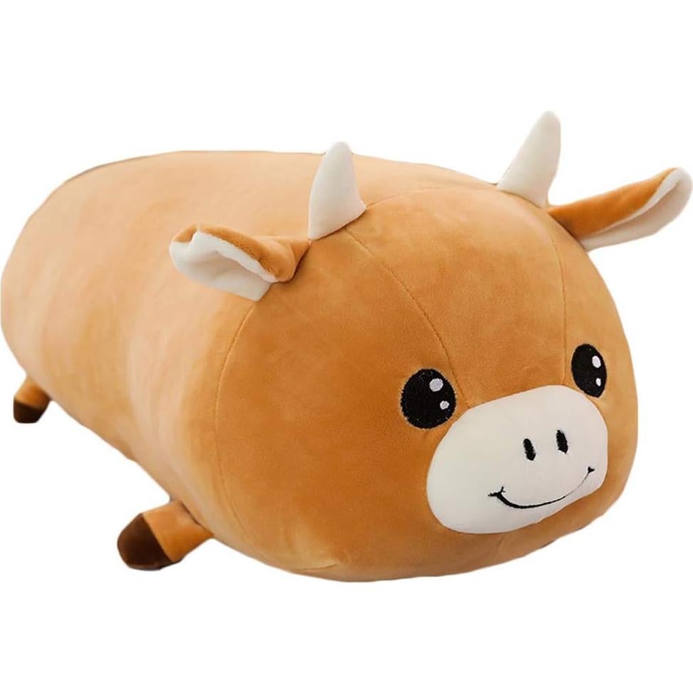 Almohada de Peluche Vaca Sofi 60 cm Suave y Decorativa