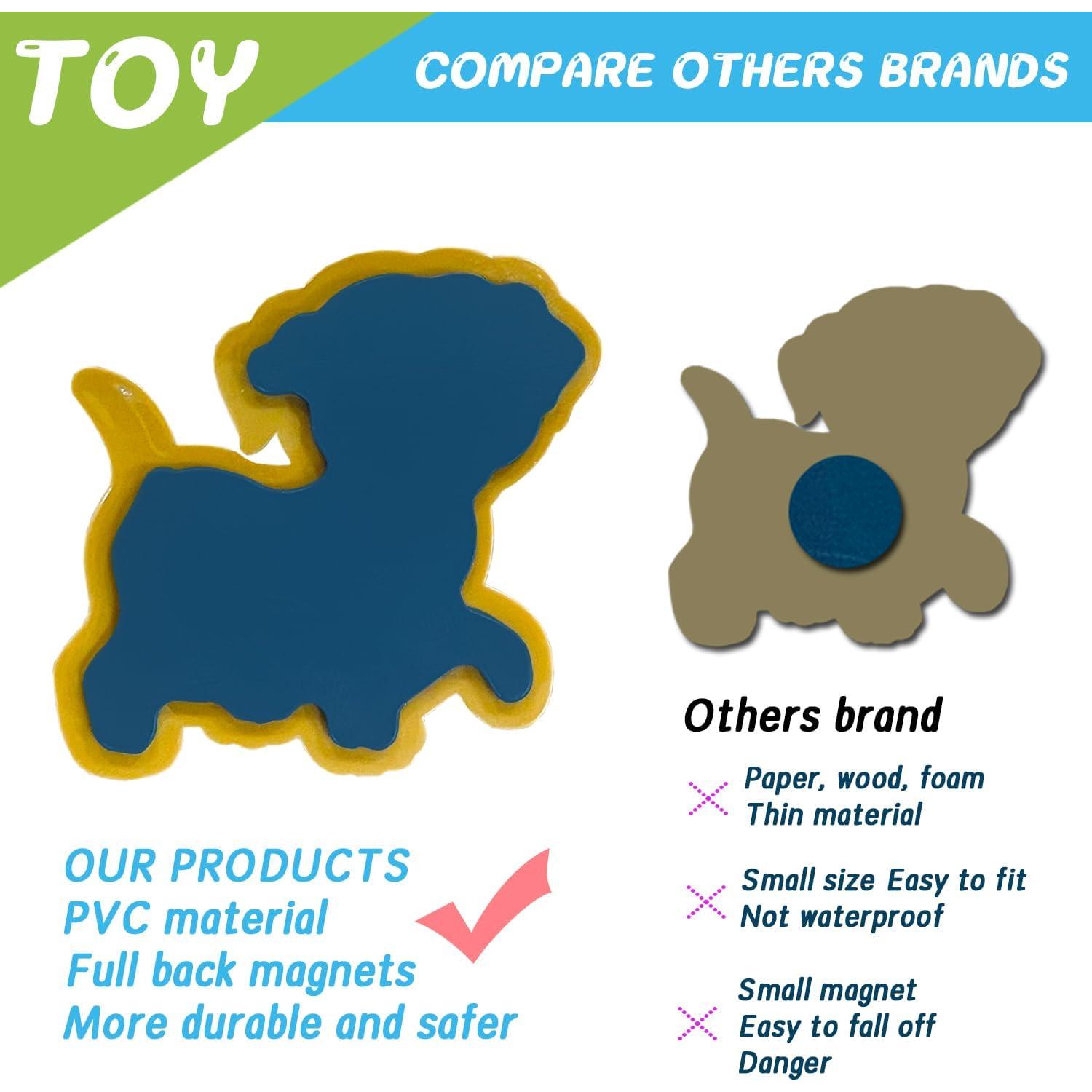 Imanes de Nevera Educativos DUUMI Animales de Granja 6 cm