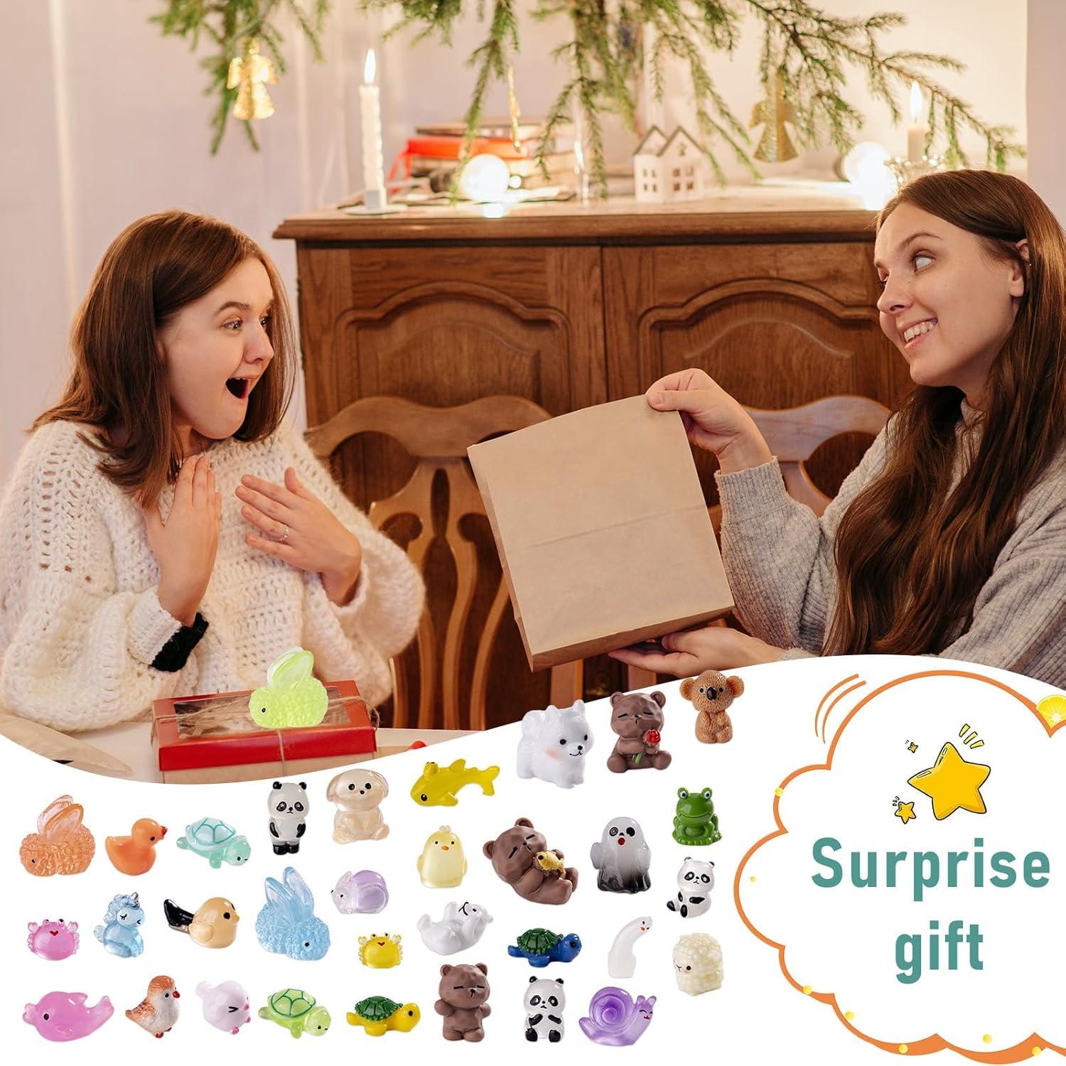 Paquete 140 Figuritas Mini Animales Jrootouh para Decoración