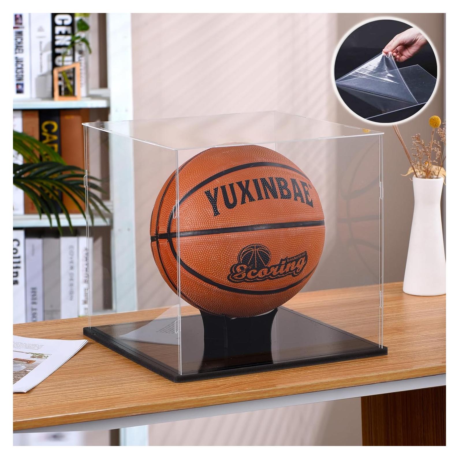 Caja de Exhibición Acrílica SANOSY para Balones de Baloncesto 30cm