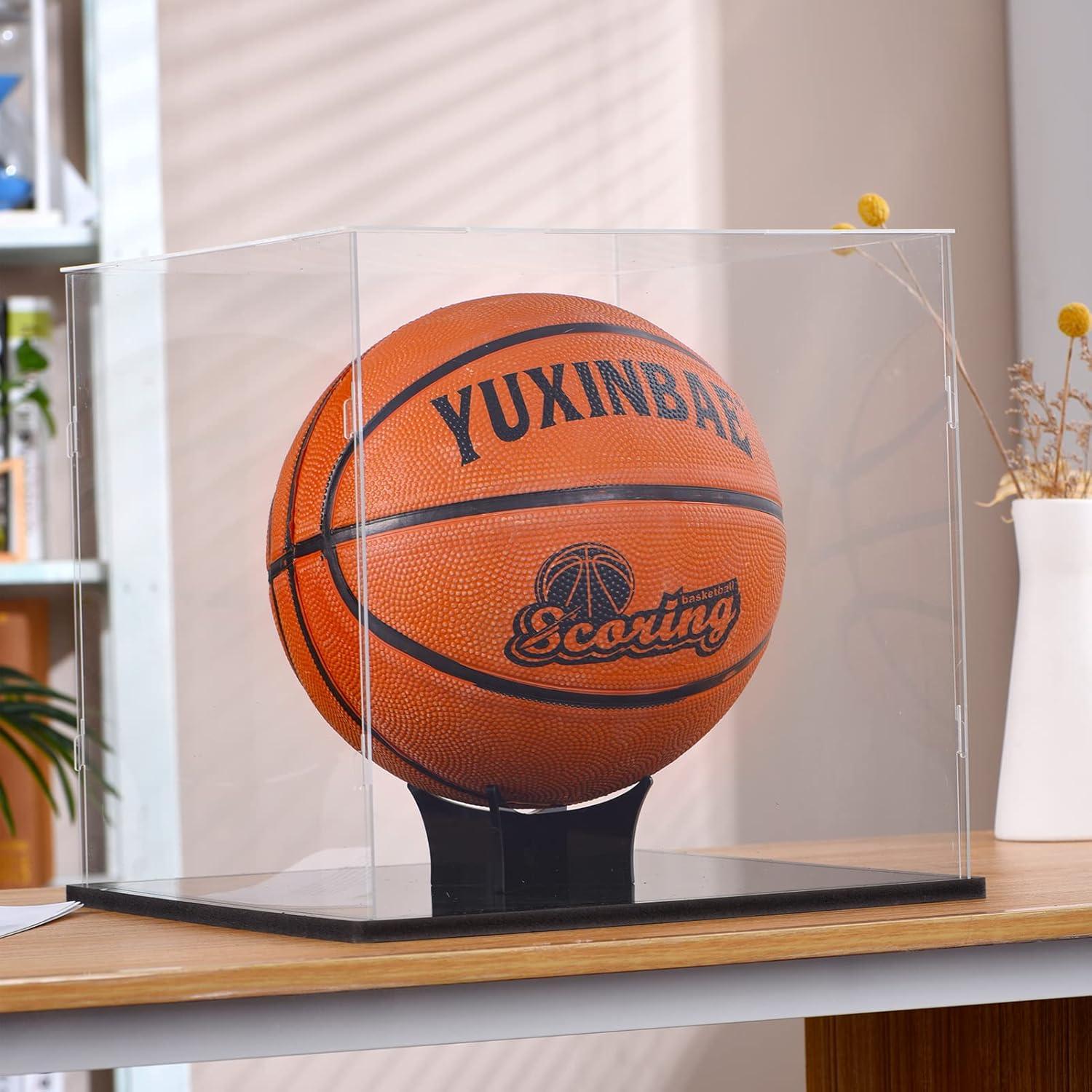 Caja de Exhibición Acrílica SANOSY para Balones de Baloncesto 30cm