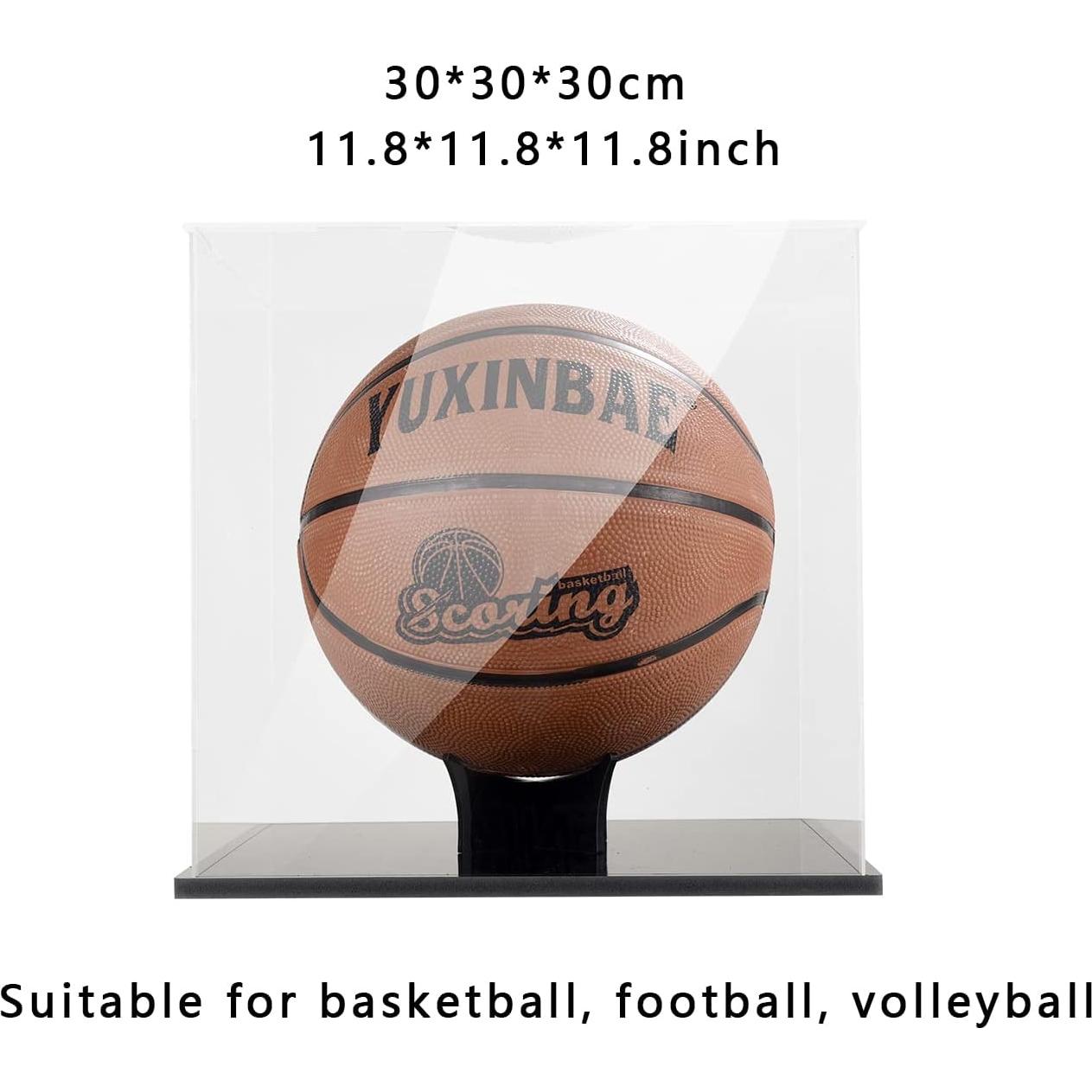 Caja de Exhibición Acrílica SANOSY para Balones de Baloncesto 30cm