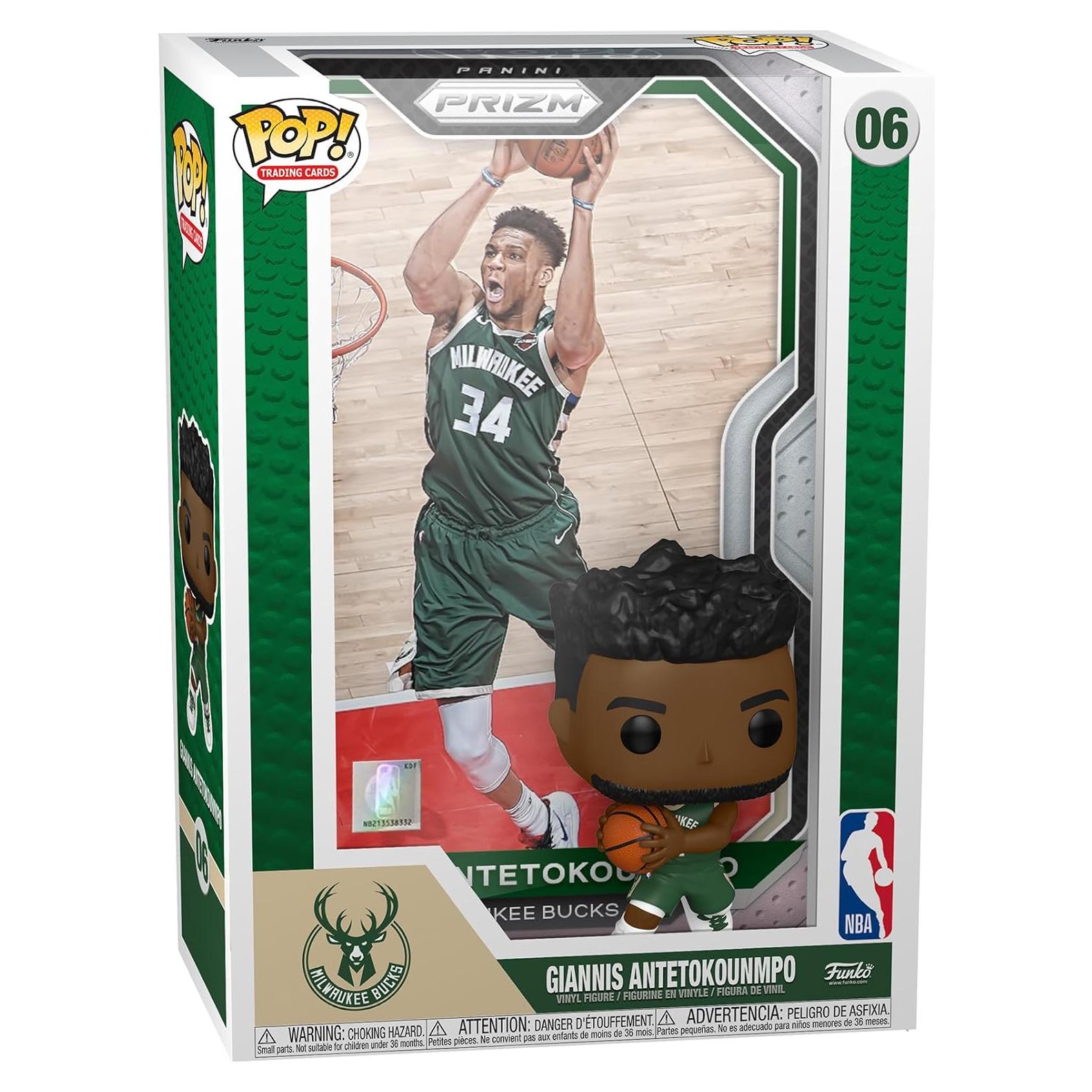 Funko Pop! Tarjeta de Comercio NBA Giannis Antetokounmpo