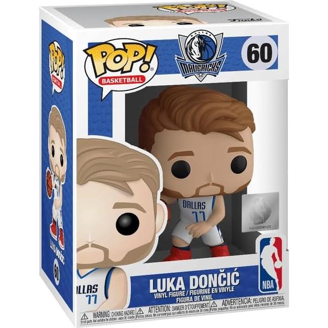 Funko POP NBA Luka Dončić Dallas Mavericks 9.5 cm con Funda
