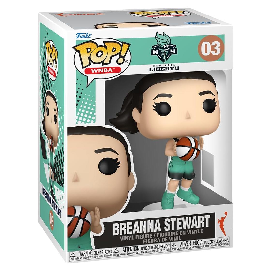 Figura Funko Pop! Breanna Stewart WNBA Nueva York Liberty 10.7 cm