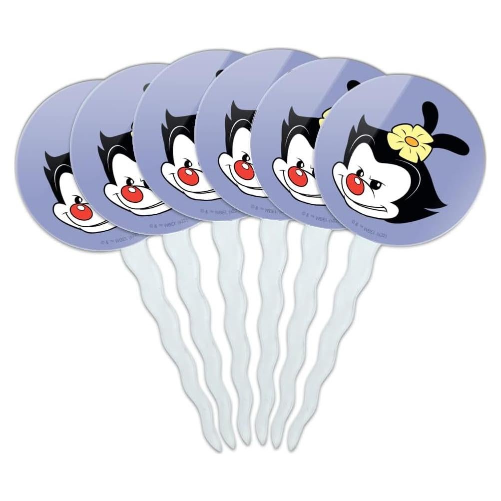 Picos para Cupcakes Animaniacs Graphics and More - Set de 6
