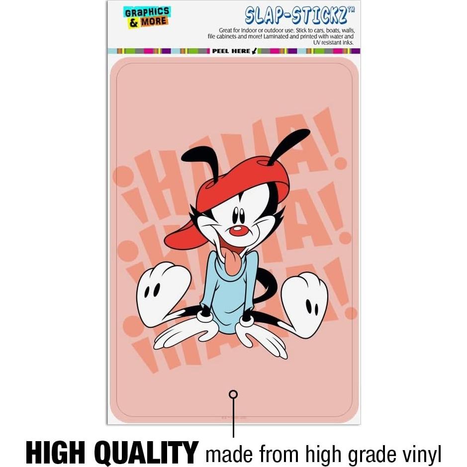 Adhesivo Decorativo Animaniacs Wakko 15.24x10.16cm