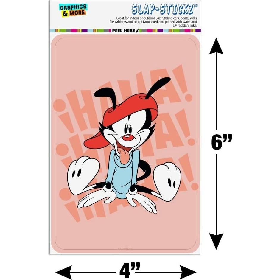 Adhesivo Decorativo Animaniacs Wakko 15.24x10.16cm