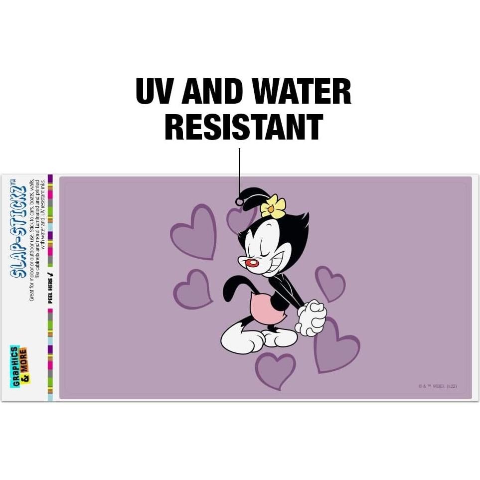 Etiqueta de Parachoques Animaniacs Graphics and More 19.3x10.2cm