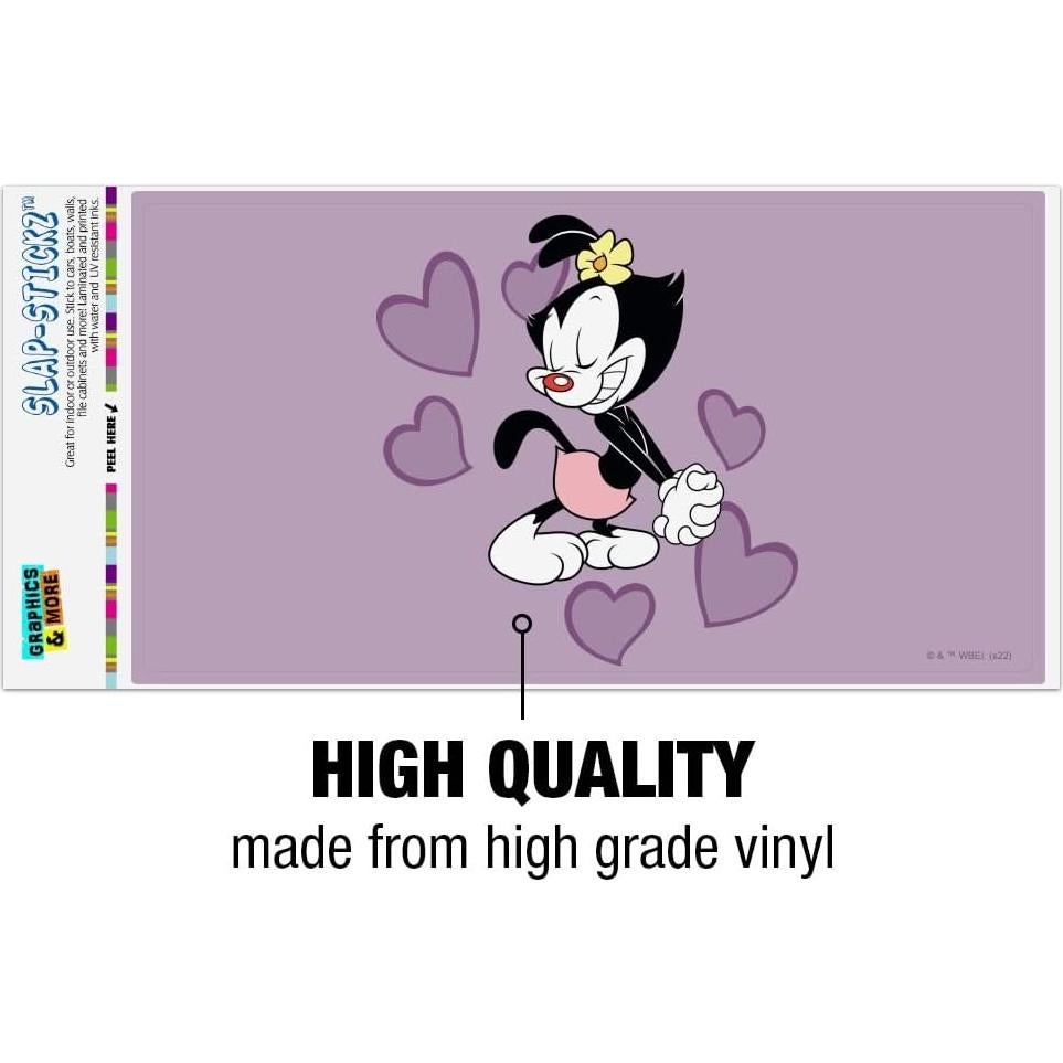 Etiqueta de Parachoques Animaniacs Graphics and More 19.3x10.2cm